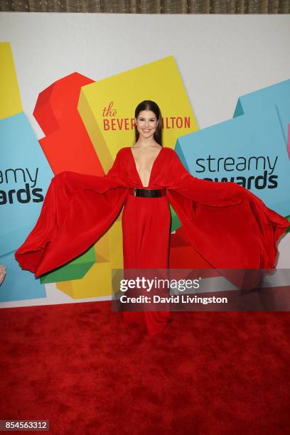 Amanda Cerny attends the 7th Annual 2017 Streamy Awards at The Beverly Hilton Hotel on September 26, 2017 in Beverly Hills, California.