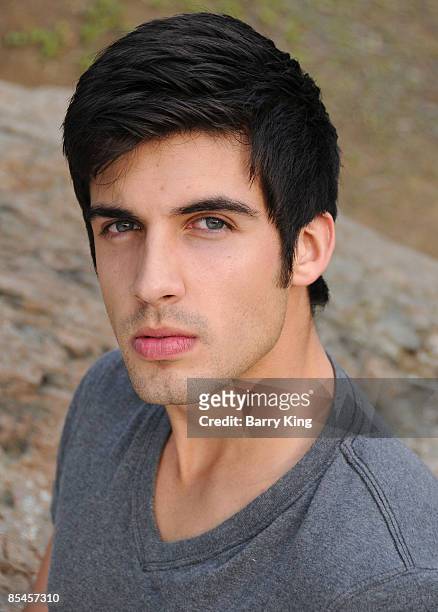 Model/Actor Oliver Vaid poses at photo shoot on March 14, 2009 in Los Angeles, California.