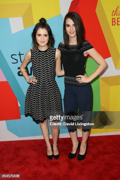 Laura Marano and Vanessa Marano attend the 7th Annual 2017 Streamy Awards at The Beverly Hilton Hotel on September 26, 2017 in Beverly Hills,...