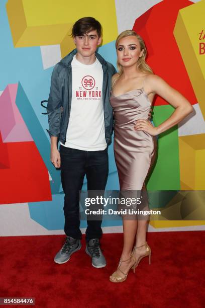 Spencer List and Peyton List attend the 7th Annual 2017 Streamy Awards at The Beverly Hilton Hotel on September 26, 2017 in Beverly Hills, California.