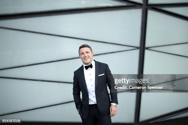 Sam Burgess of the Rabbitohs attends the M.J. Bale Dally M League Of Gentlemen at The Star on September 27, 2017 in Sydney, Australia.