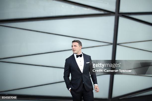 Sam Burgess of the Rabbitohs attends the M.J. Bale Dally M League Of Gentlemen at The Star on September 27, 2017 in Sydney, Australia.