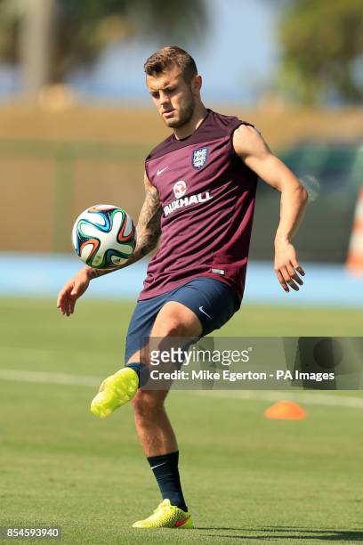 England's Jack Wilshere during the training session at Urca Military Training Ground, Rio de Janeiro, Brazil.