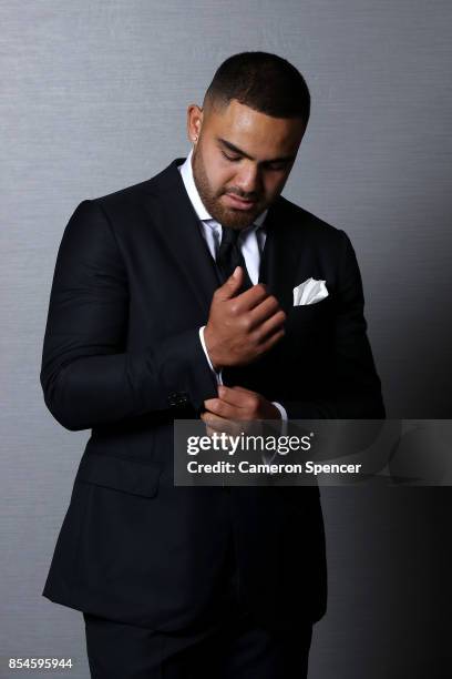 Dylan Walker of the Sea Eagles attends the M.J. Bale Dally M League Of Gentlemen at The Star on September 27, 2017 in Sydney, Australia.