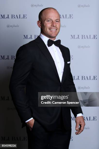 Beau Scott of the Eels attends the M.J. Bale Dally M League Of Gentlemen at The Star on September 27, 2017 in Sydney, Australia.