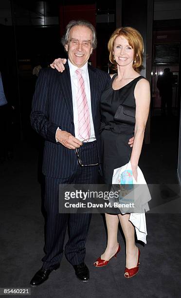 Gerald Scarfe and Jane Asher attend the launch party for the Victoria & Albert Museum's new theatre and performance galleries, which were opened by...