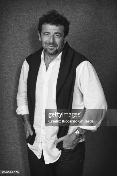 Actor Patrick Bruel is photographed for Self Assignment on September 5, 2017 in Venice, Italy. .