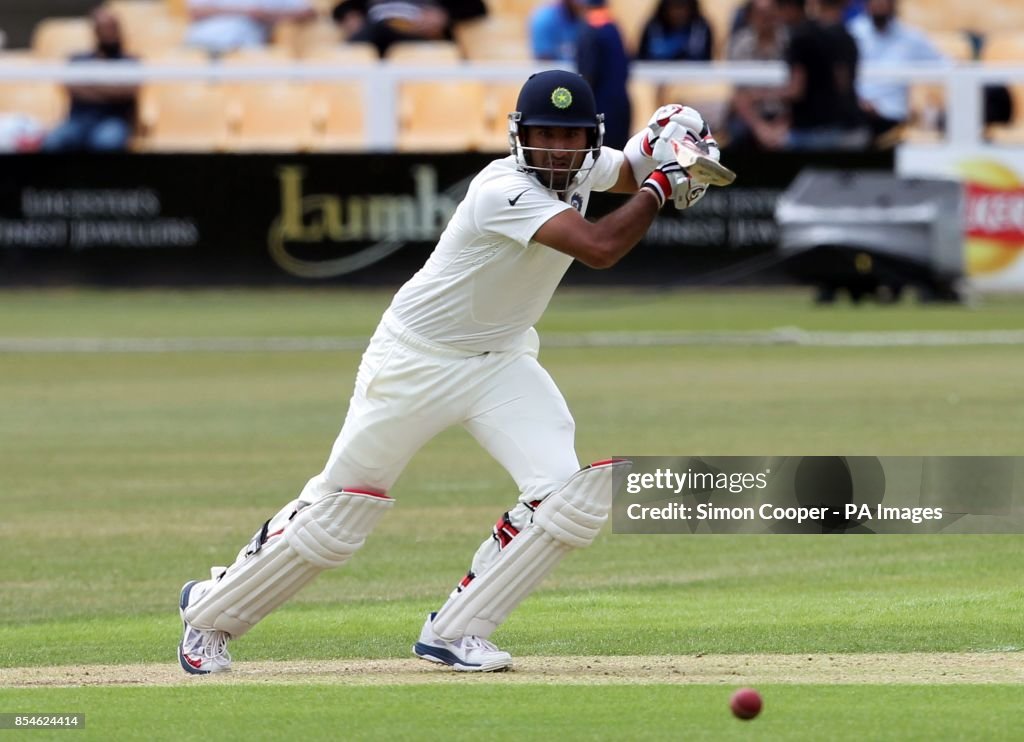 Cricket - International Tour Match - Leicestershire v India - Day One - Grace Road