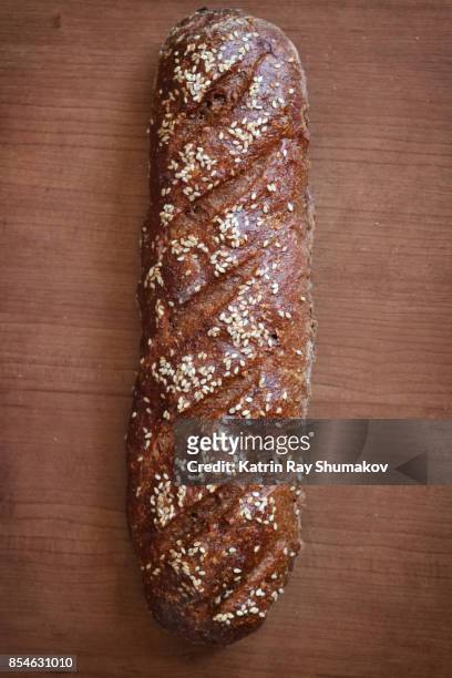 homemade rye baguette - poppies in vase stock pictures, royalty-free photos & images