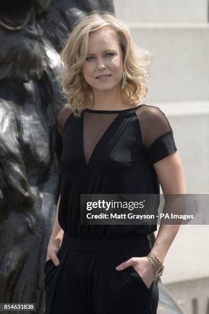 Ingrid Bolso Berdal who plays Atlanta during a photo call for Paramount Pictures' new film Hercules in Trafalgar Square, London.