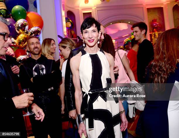 Amy Fine Collins attends Giovanna Battaglia Engelbert "Gio-graphy" Book Launch at Bergdorf Goodman on September 8, 2017 in New York City.