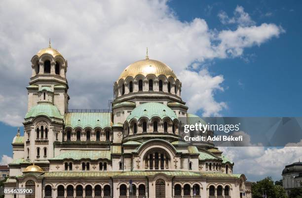 alexander nevsky cathedral in sofia (bulgaria) - bulgarians stock pictures, royalty-free photos & images