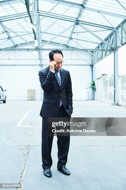 Violinist and activist Hyung Joon Won is photographed for Le Temps on September 8, 2017 in Paris, France.