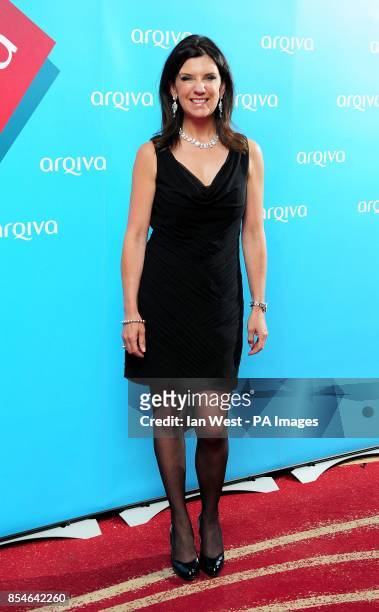Dr Dawn Harper arriving at the Arqiva Commercial Radio Awards at the Westminster Bridge Park Plaza Hotel, London.