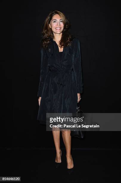 Caterina Murino attends the Lanvin show as part of the Paris Fashion Week Womenswear Spring/Summer 2018 on September 27, 2017 in Paris, France.