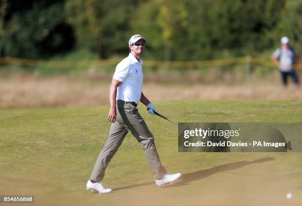 Australia's Adam Scott during day one of the 2014 Open Championship at Royal Liverpool Golf Club, Hoylake.