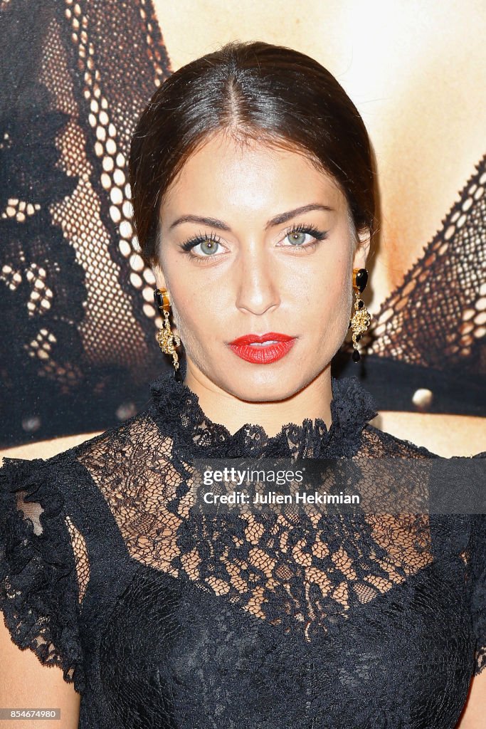 Spanish actress Hiba Abouk attends the Etam show as part of the Paris