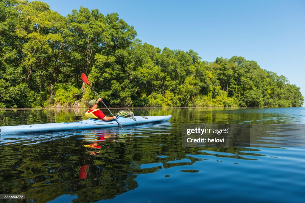 Kayaking in the Cacao Lagoon