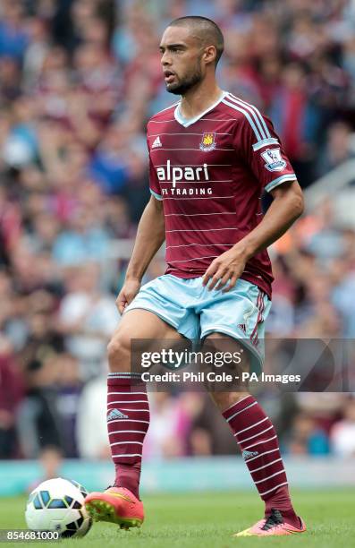 West Ham United's Winston Reid during the Barclays Premier League match at Upton Park, London.