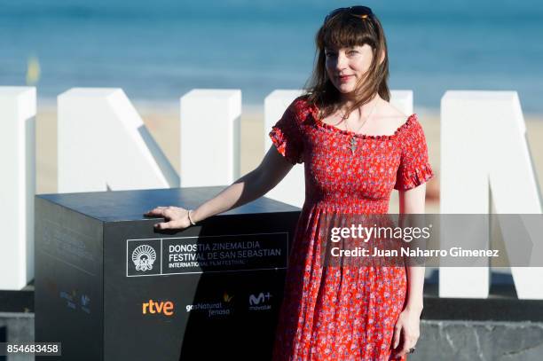 Nicola Harrison attends 'Marrowbone' photocall during 65th San Sebastian Film Festival on September 27, 2017 in San Sebastian, Spain.