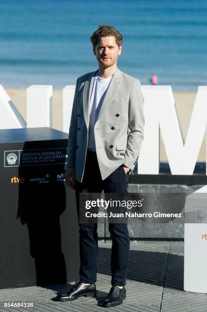 Kyle Soller attends 'Marrowbone' photocall during 65th San Sebastian Film Festival on September 27, 2017 in San Sebastian, Spain.