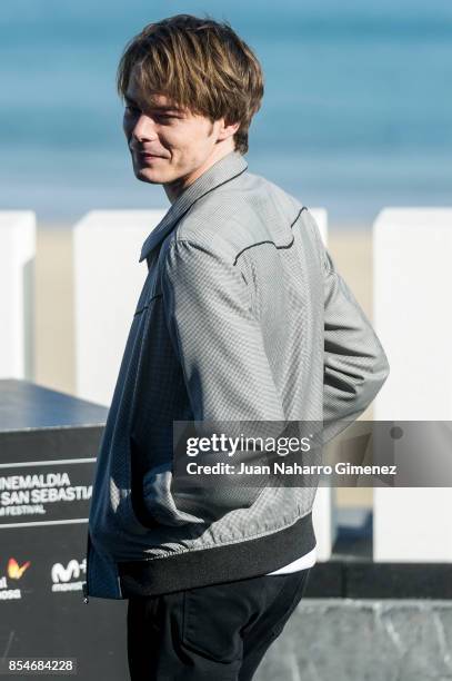 Charlie Heaton attends 'Marrowbone' photocall during 65th San Sebastian Film Festival on September 27, 2017 in San Sebastian, Spain.