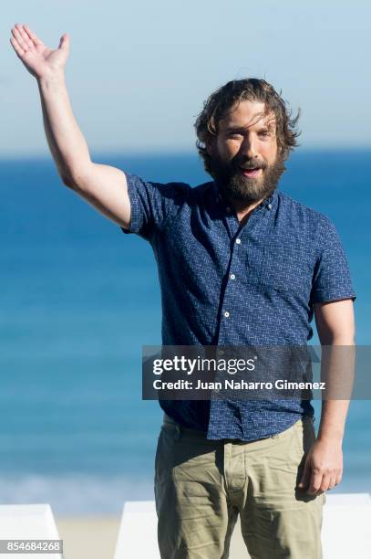 Sergio G. Sanchez attends 'Marrowbone' photocall during 65th San Sebastian Film Festival on September 27, 2017 in San Sebastian, Spain.