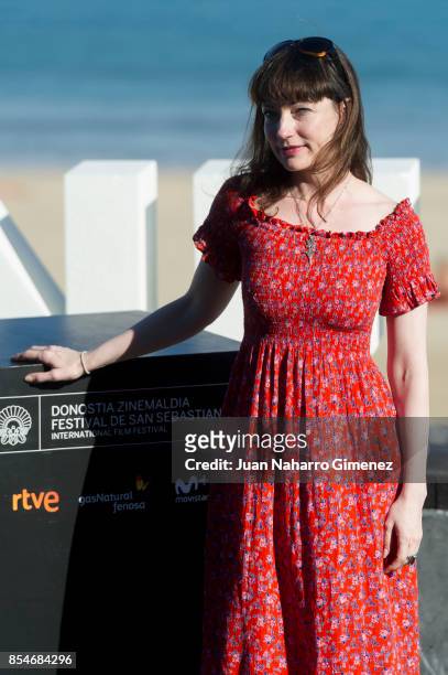 Nicola Harrison attends 'Marrowbone' photocall during 65th San Sebastian Film Festival on September 27, 2017 in San Sebastian, Spain.