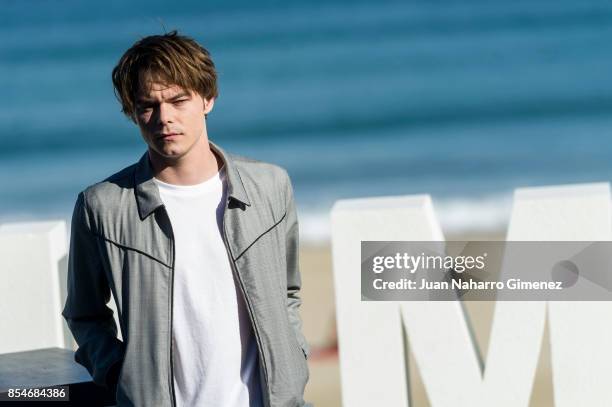 Charlie Heaton attends 'Marrowbone' photocall during 65th San Sebastian Film Festival on September 27, 2017 in San Sebastian, Spain.