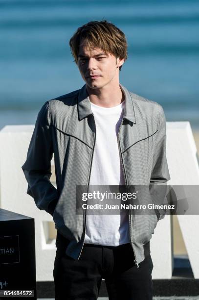 Charlie Heaton attends 'Marrowbone' photocall during 65th San Sebastian Film Festival on September 27, 2017 in San Sebastian, Spain.