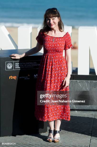 Nicola Harrison attends 'Marrowbone' photocall during 65th San Sebastian Film Festival on September 27, 2017 in San Sebastian, Spain.