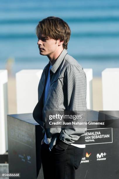 Charlie Heaton attends 'Marrowbone' photocall during 65th San Sebastian Film Festival on September 27, 2017 in San Sebastian, Spain.