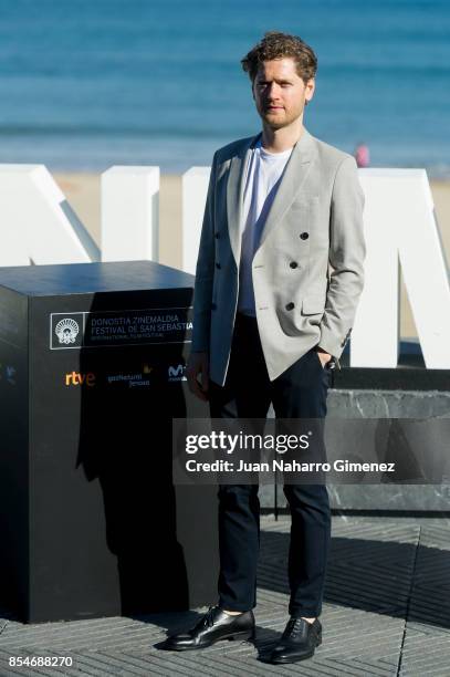 Kyle Soller attends 'Marrowbone' photocall during 65th San Sebastian Film Festival on September 27, 2017 in San Sebastian, Spain.