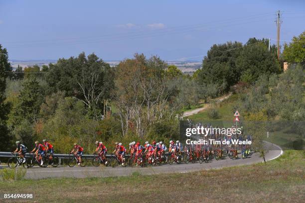 89th Giro Della Toscana 2017 / Stage 2 Landscape / Peloton / Lajatico - Volterra 531m / Memorial Alfredo Martini / GDT /