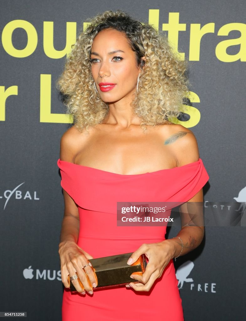 Leona Lewis attends the premiere of Apple Music's "Clive Davis: The