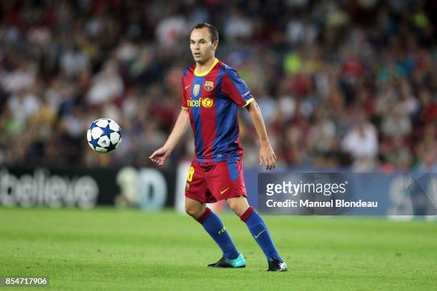 Andres Iniesta - - Barcelone / Panathinaikos - Champions League 2010/2011 - Camp Nou, Barcelone, Espagne ,