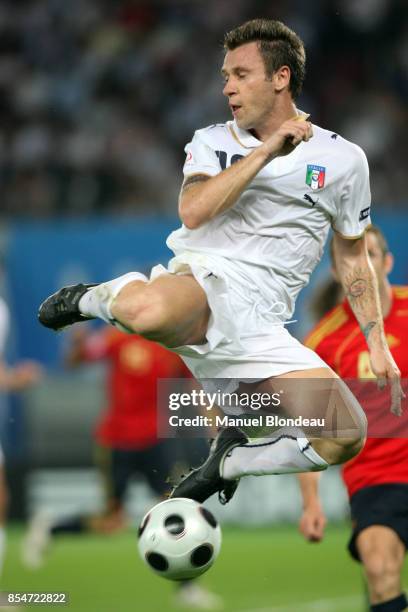 Antonio CASSANO - - Italie / Espagne - 1/4 Finale Euro 2008 - Vienne -