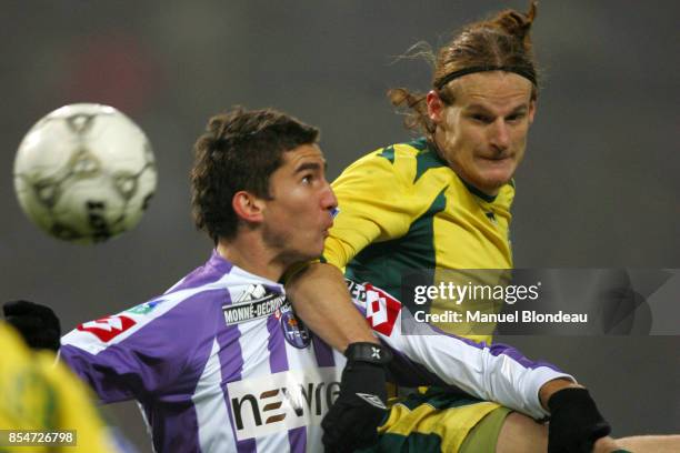 Mauro CETTO / Xavier PENTECOTE - - Toulouse / Fc Nantes -19eme journΘe L1 ,