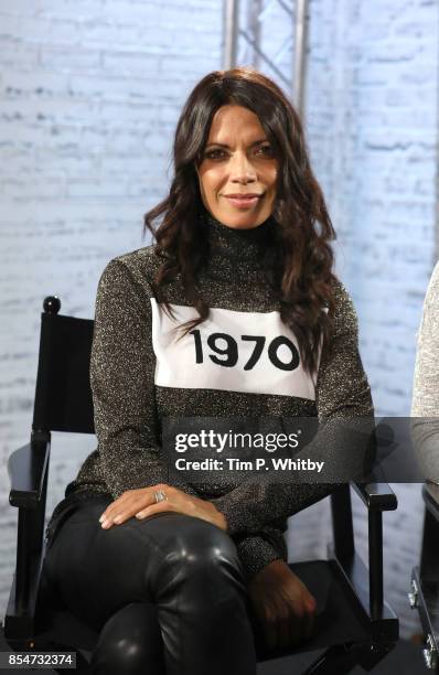 Jenny Powell poses for a photo after discussing the medias role in ageism during a BUILD LND event at AOL on September 27, 2017 in London, England.