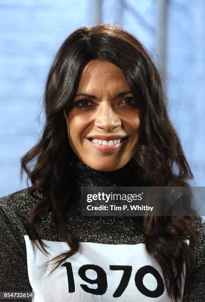 Jenny Powell poses for a photo after discussing the medias role in ageism during a BUILD LND event at AOL on September 27, 2017 in London, England.