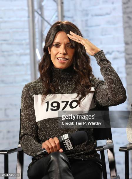 Jenny Powell discusses the medias role in ageism during a BUILD LND event at AOL on September 27, 2017 in London, England.