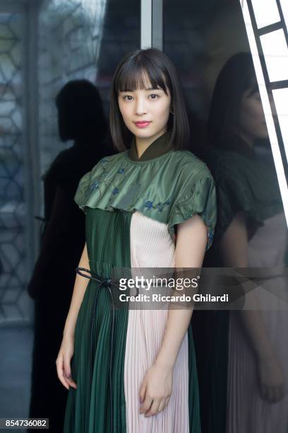 Actress Suzu Hirose is photographed for Self Assignment on September 4, 2017 in Venice, Italy. .