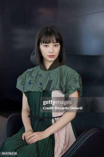 Actress Suzu Hirose is photographed for Self Assignment on September 4, 2017 in Venice, Italy. .