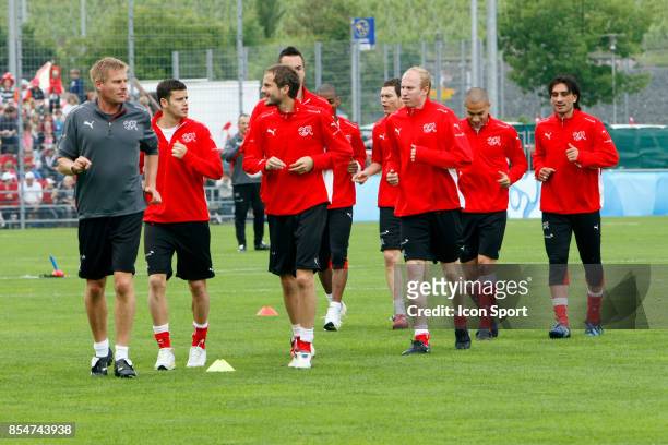 Entrainement de l'Equipe de Suisse - - Euro 2008,
