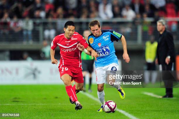 Tae Hee NAM / Benoit LESOIMIER - - Valenciennes / Brest - 2eme journee de Ligue 1 -