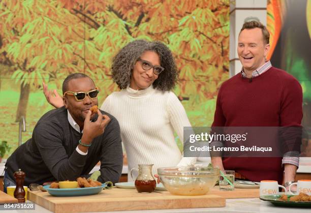 Jennifer Esposito and Lee Daniels are guests Wednesday, September 27, 2017 on Walt Disney Television via Getty Images's "The Chew." "The Chew" airs...