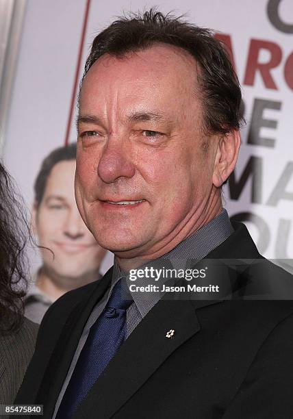 Neil Peart of Rush arrives at the Dreamworks' premiere of 'I Love You, Man' held at Mann's Village Theater on March 17, 2009 in Westwood, California.