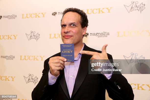 Diedrich Bader attends Premiere Of Magnolia Pictures' "Lucky" at Linwood Dunn Theater on September 26, 2017 in Los Angeles, California.