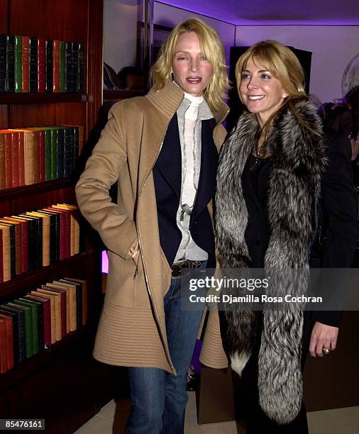 Uma Thurman and Natasha Richardson