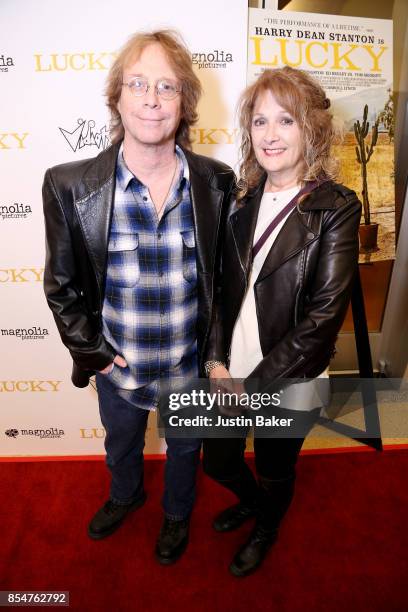 Bill Mumy and Eileen Mumy attend the Premiere Of Magnolia Pictures' "Lucky" at Linwood Dunn Theater on September 26, 2017 in Los Angeles, California.